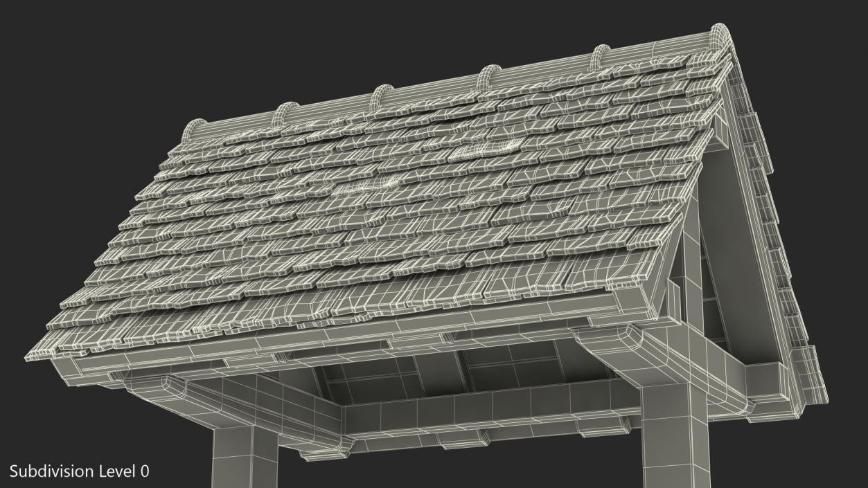 Tile Roof 3D model