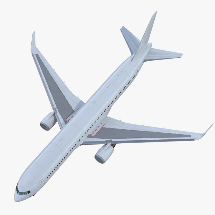 3D Boeing 767-300ER Generic Rigged
