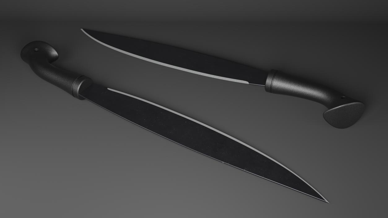 3D model Machete Knife Barong
