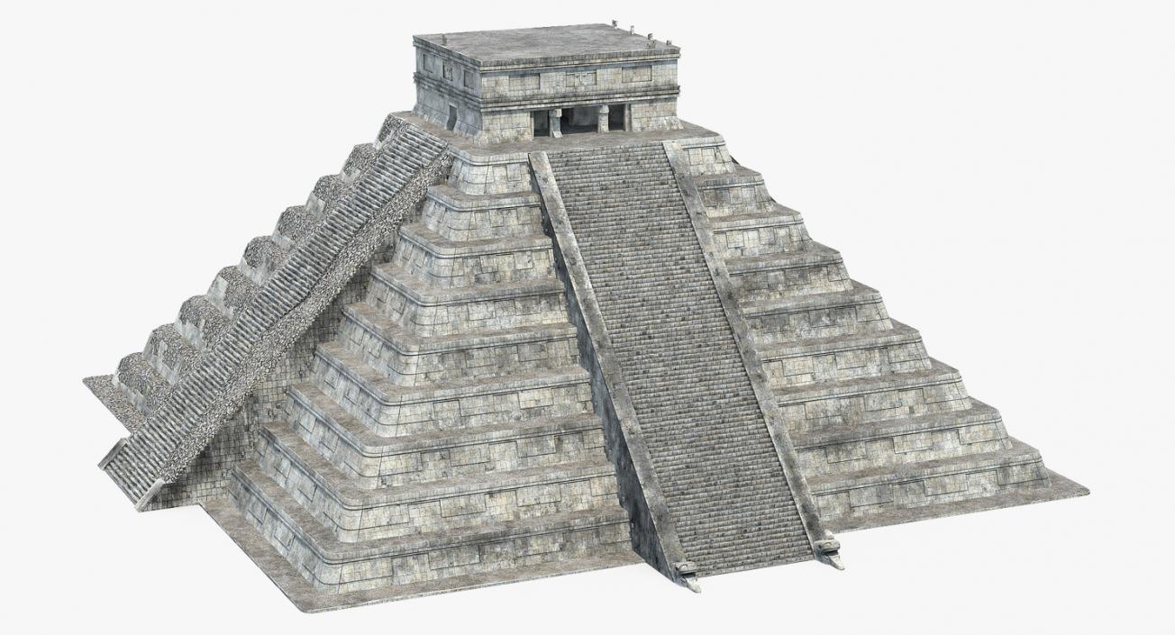 3D Ancient Mayan Pyramid
