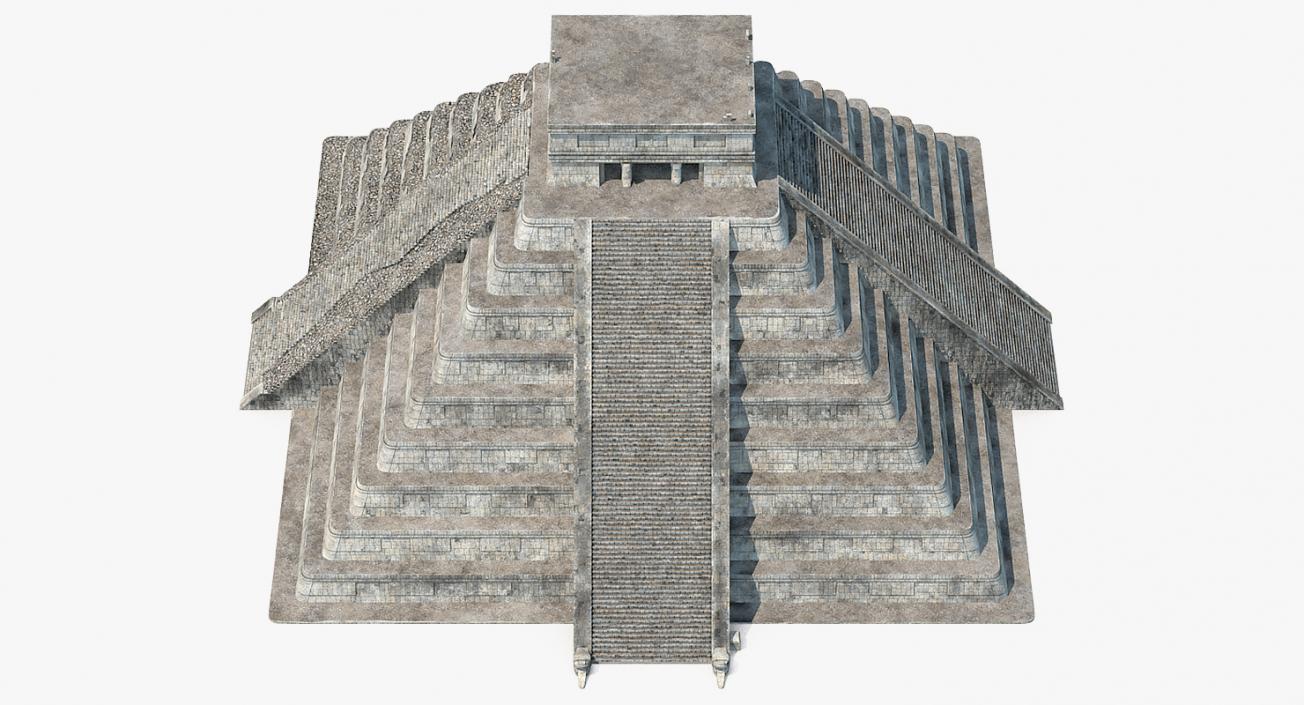 3D Ancient Mayan Pyramid