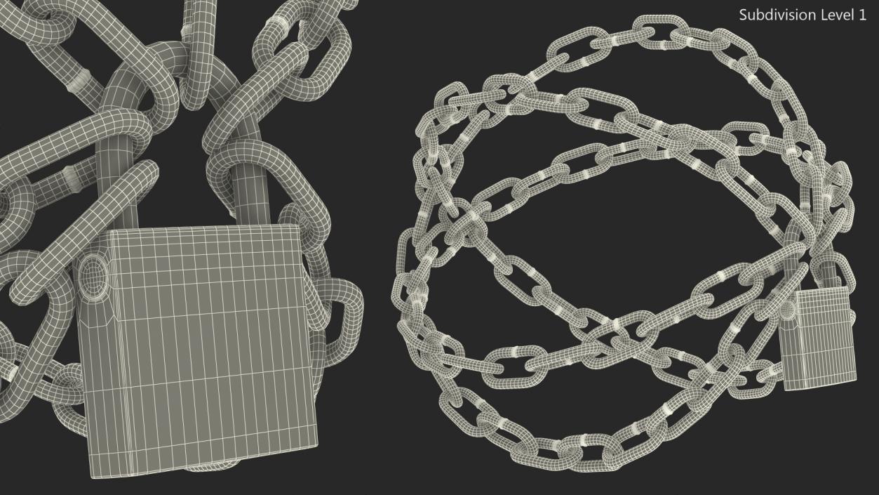 3D model Stylized Chains