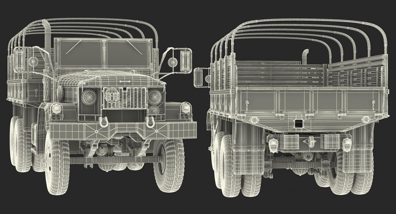 3D model Cargo Truck M35