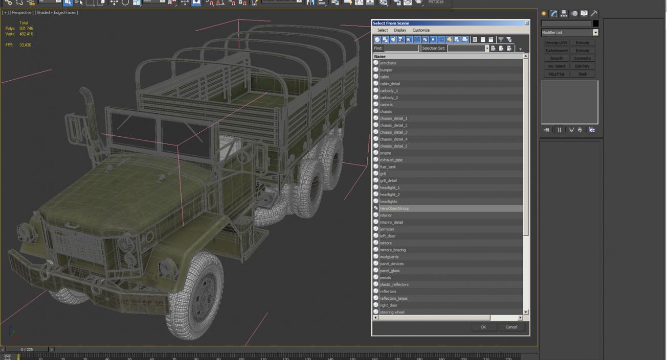 3D model Cargo Truck M35