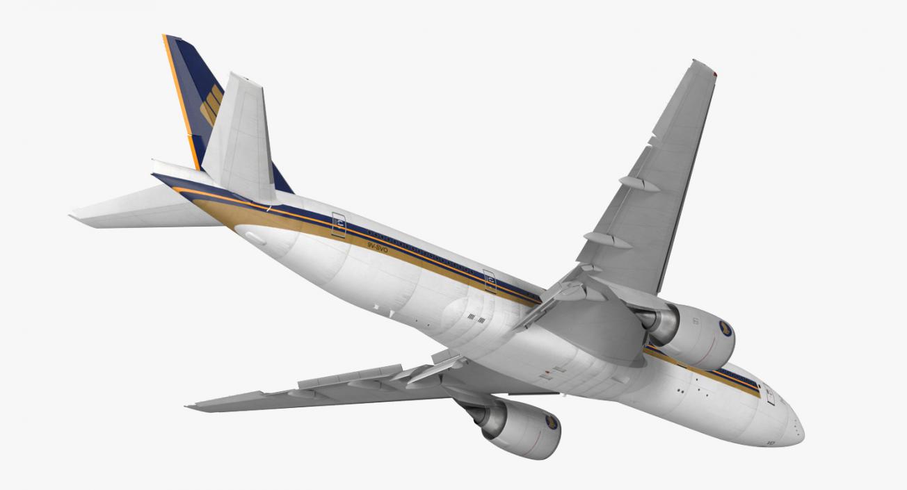 3D model Boeing 777 200ER Singapore Airlines