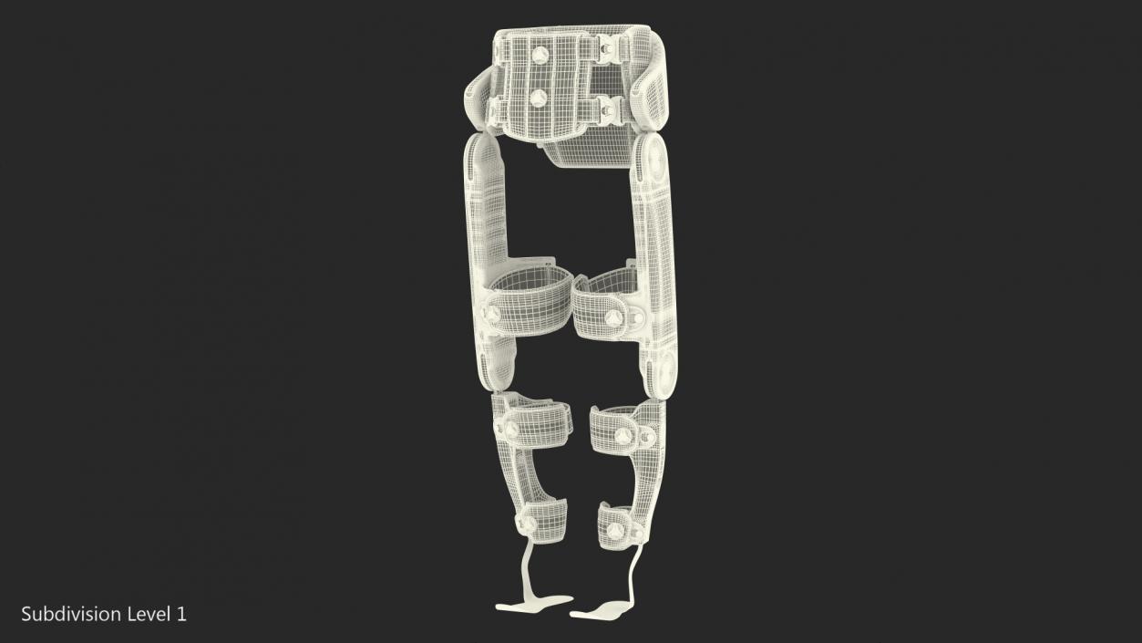 3D Rehabilitation Exoskeleton Indego model