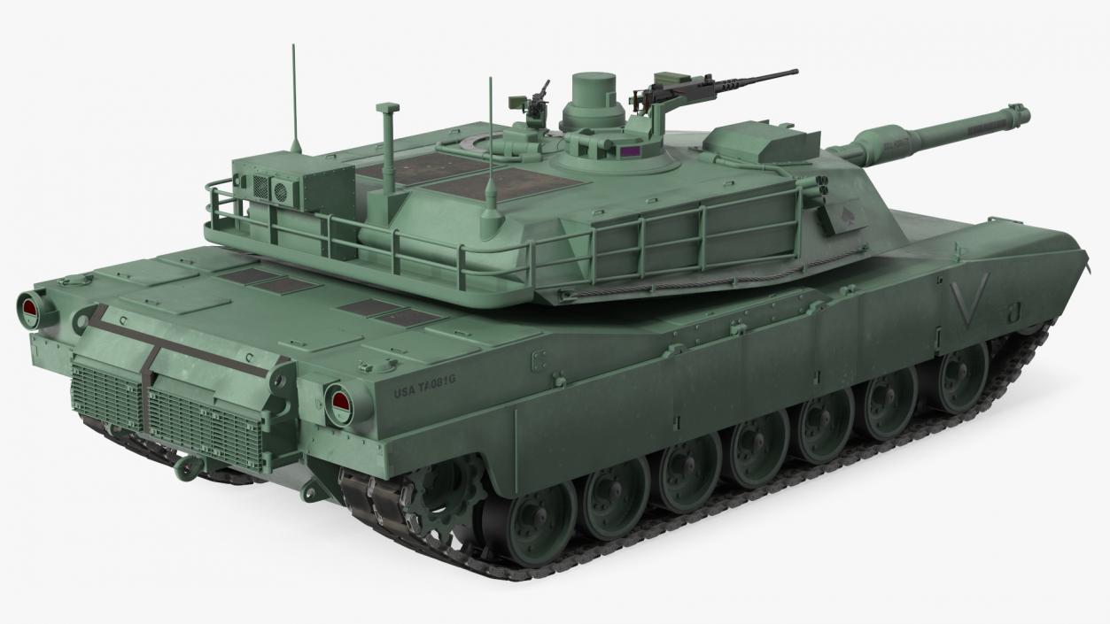 3D Toy M1 Abrams 2 Green