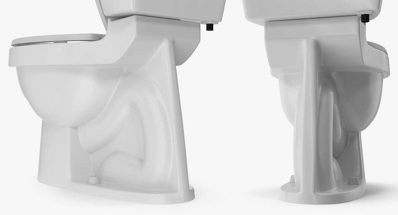 3D model Toilet Classic White