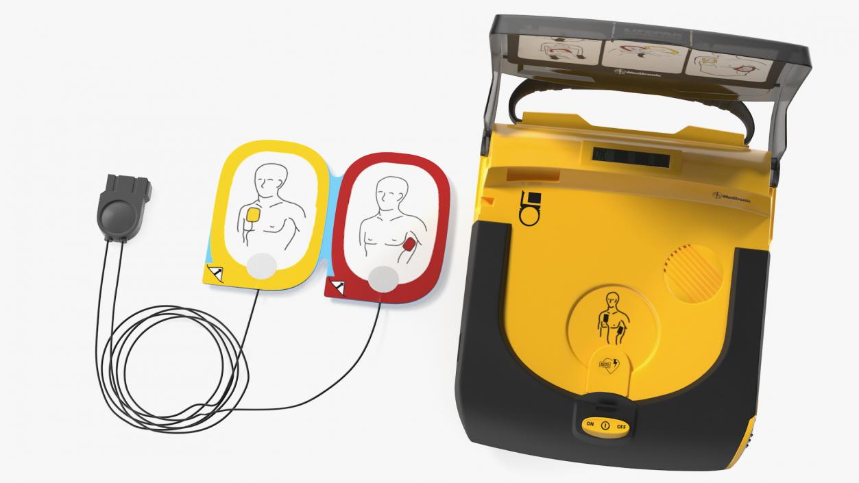 Physio Control Lifepak CR Plus AED 3D model