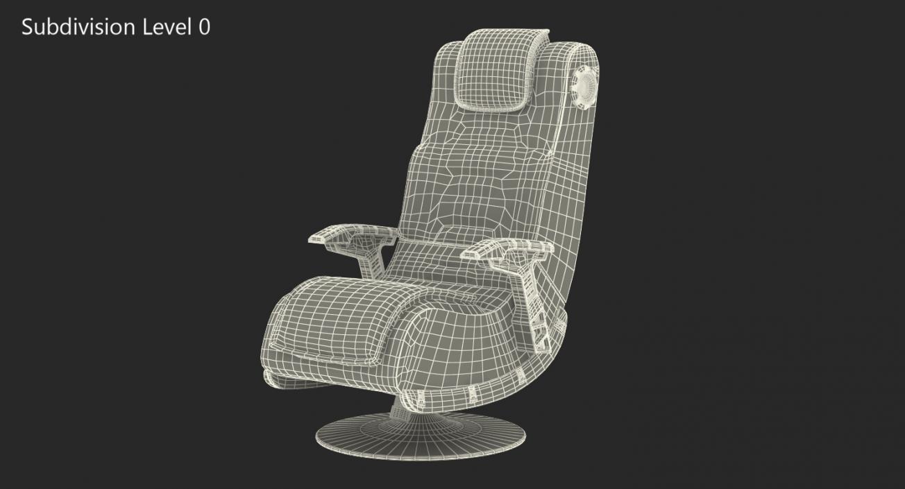 3D model Gaming Chair XRocker Pro Series Pedestal
