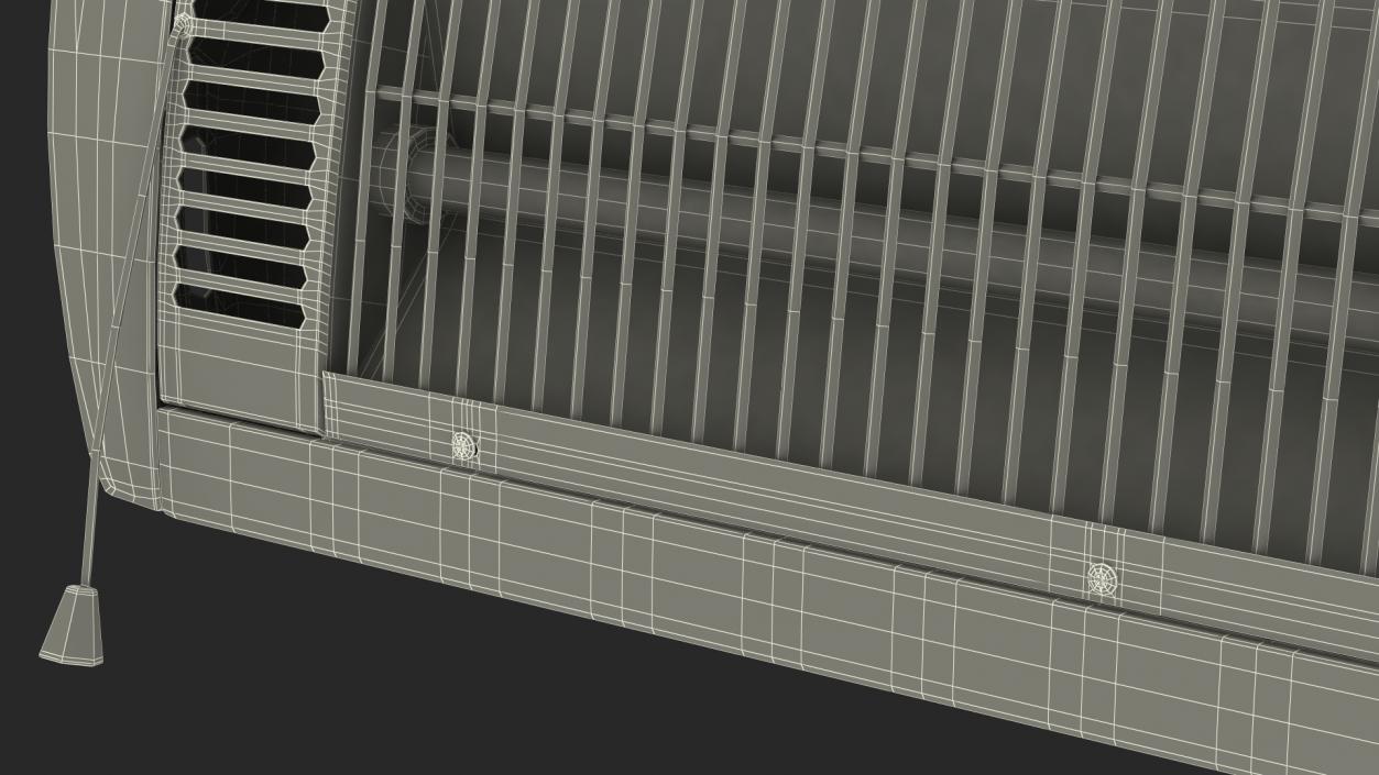 Wall Mount Quartz Tube Heater 3D model
