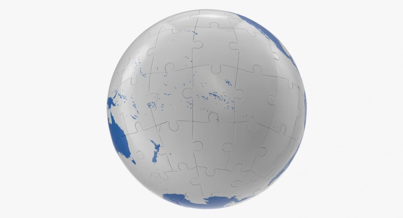 3D model Earth Jigsaw Puzzle Globe