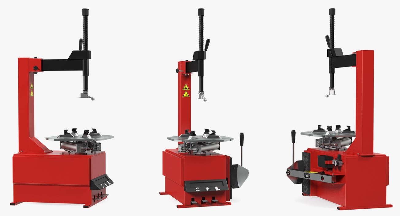Semi-Automatic Tyre Changer 3D