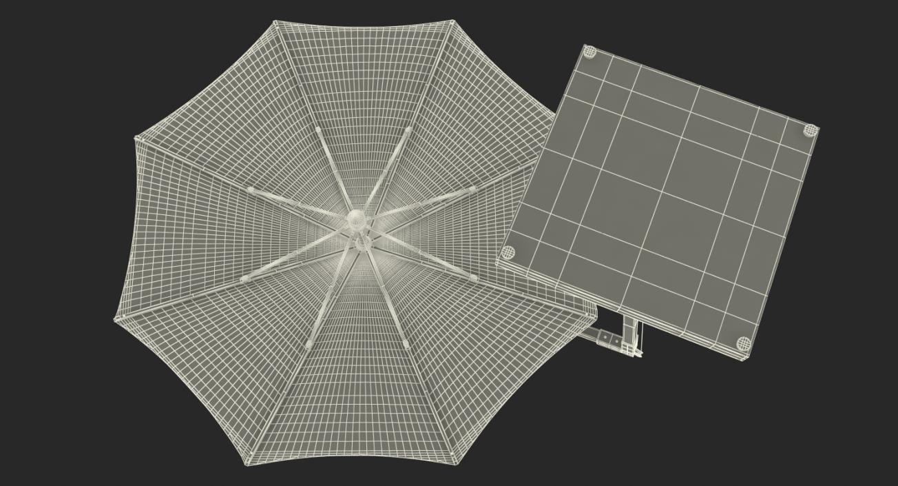 3D Offset Patio Umbrella
