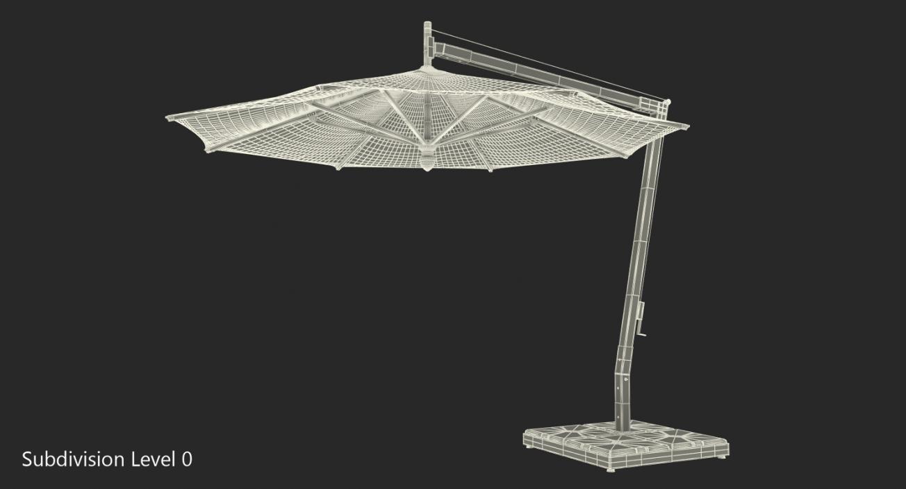 3D Offset Patio Umbrella