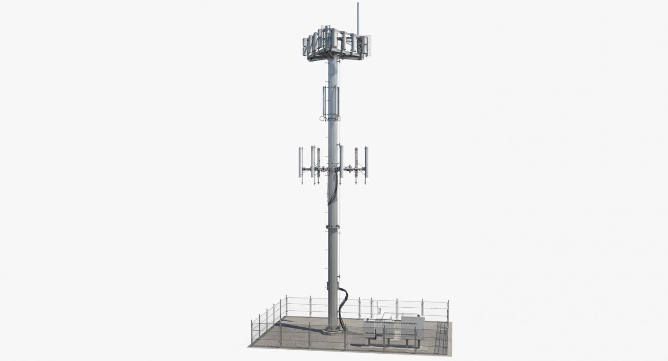 Cellular Tower Site 3D model
