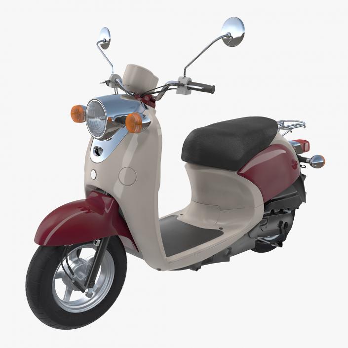Classic Scooter Motorcycle Generic 3D model