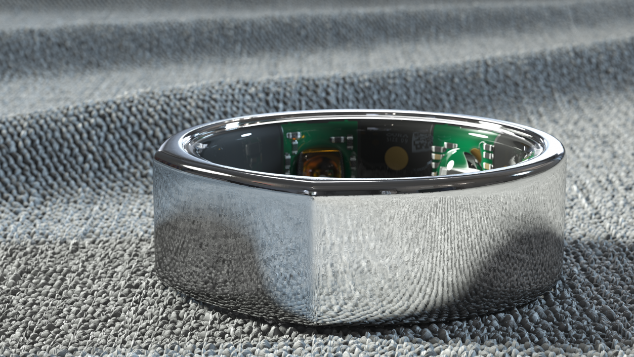 3D Oura Ring Chrome