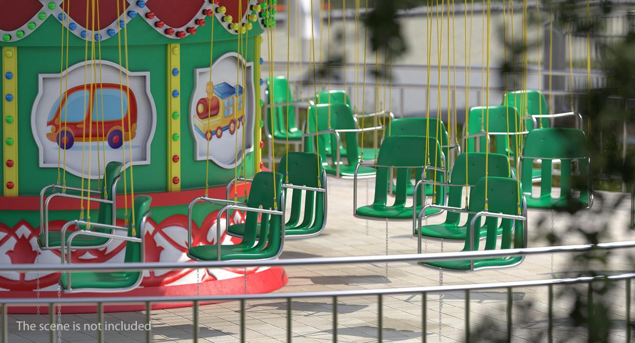 Swing Ride Rigged 3D