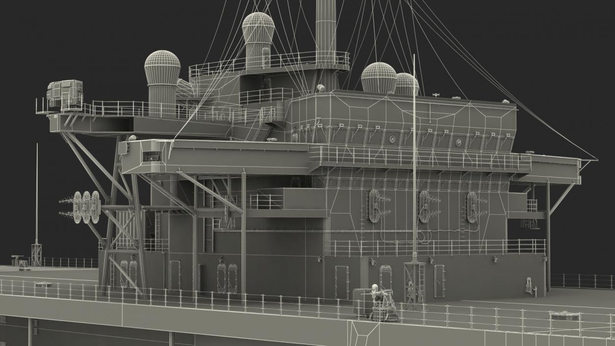 3D model Command Ship USS Mount Whitney
