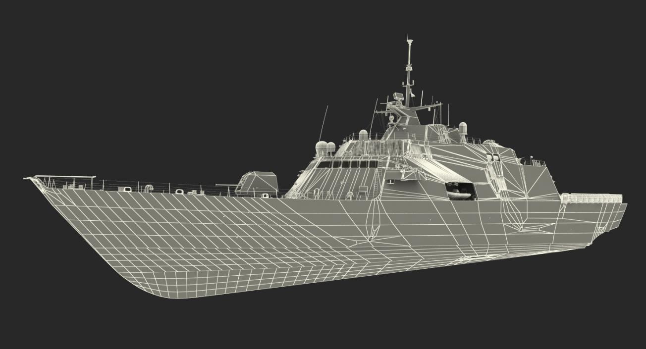 USS Freedom LCS-1 Rigged 3D model