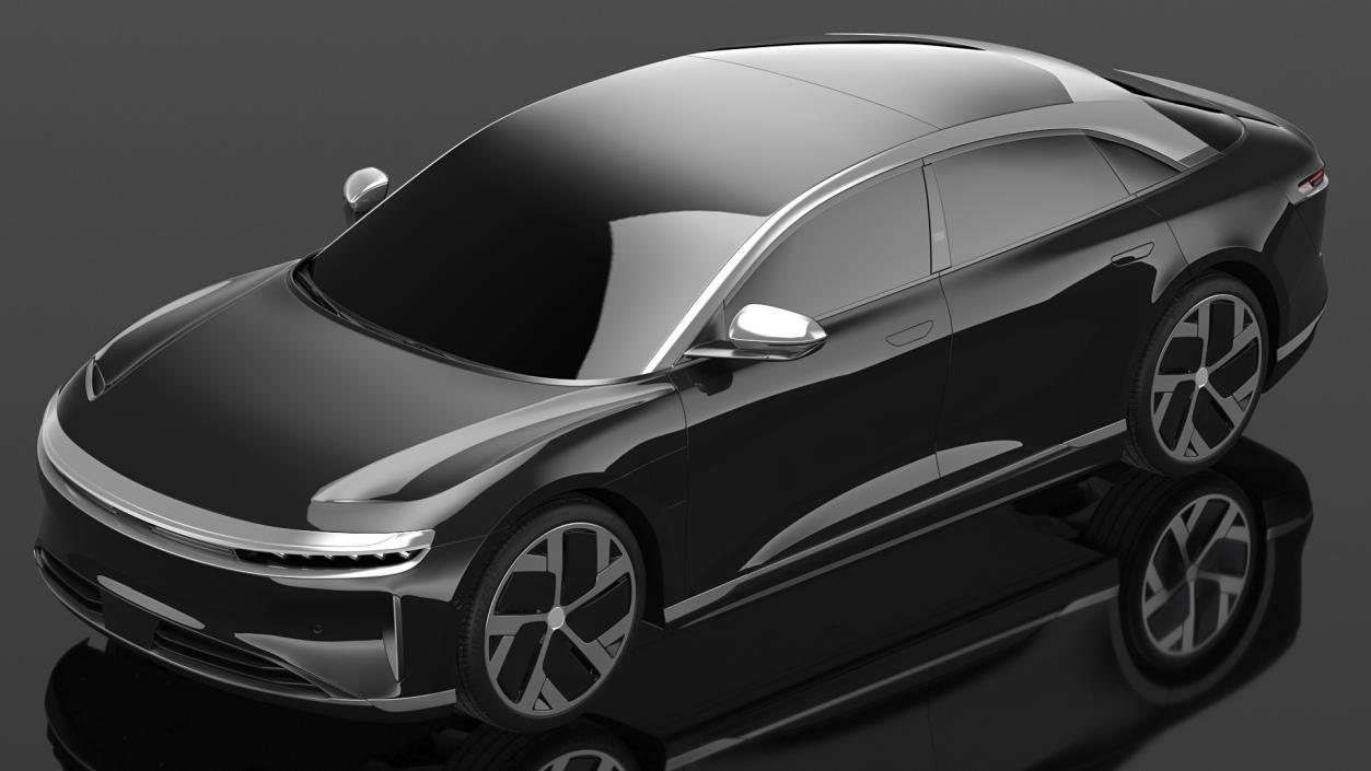 3D model Electric Luxury Sedan Exterior Only