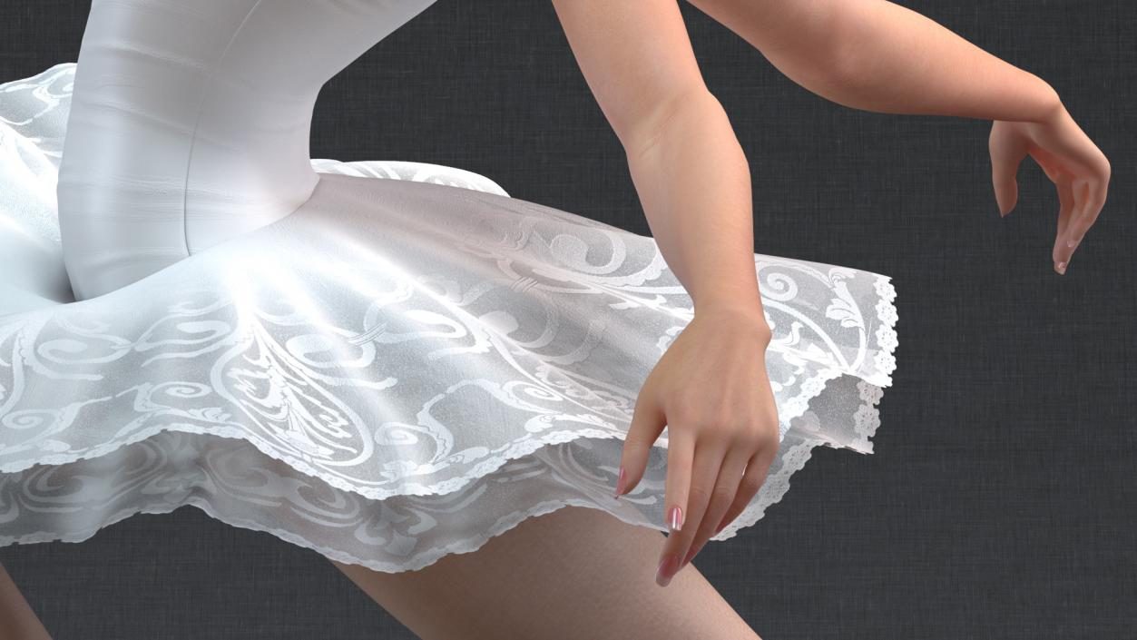 3D Ballet Dancer Ballerina model