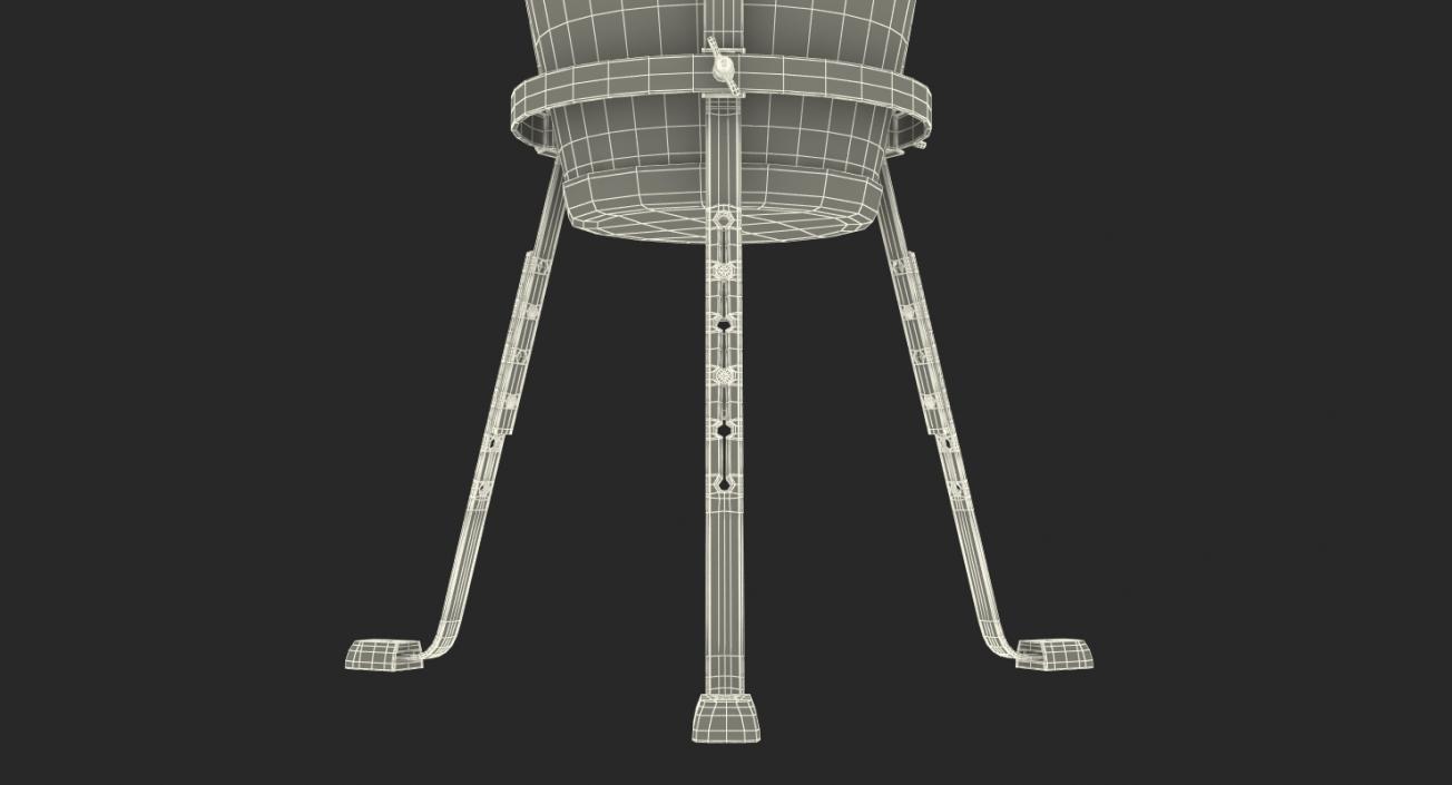 3D Meinl Marathon Conga with Basket Stand Dark model