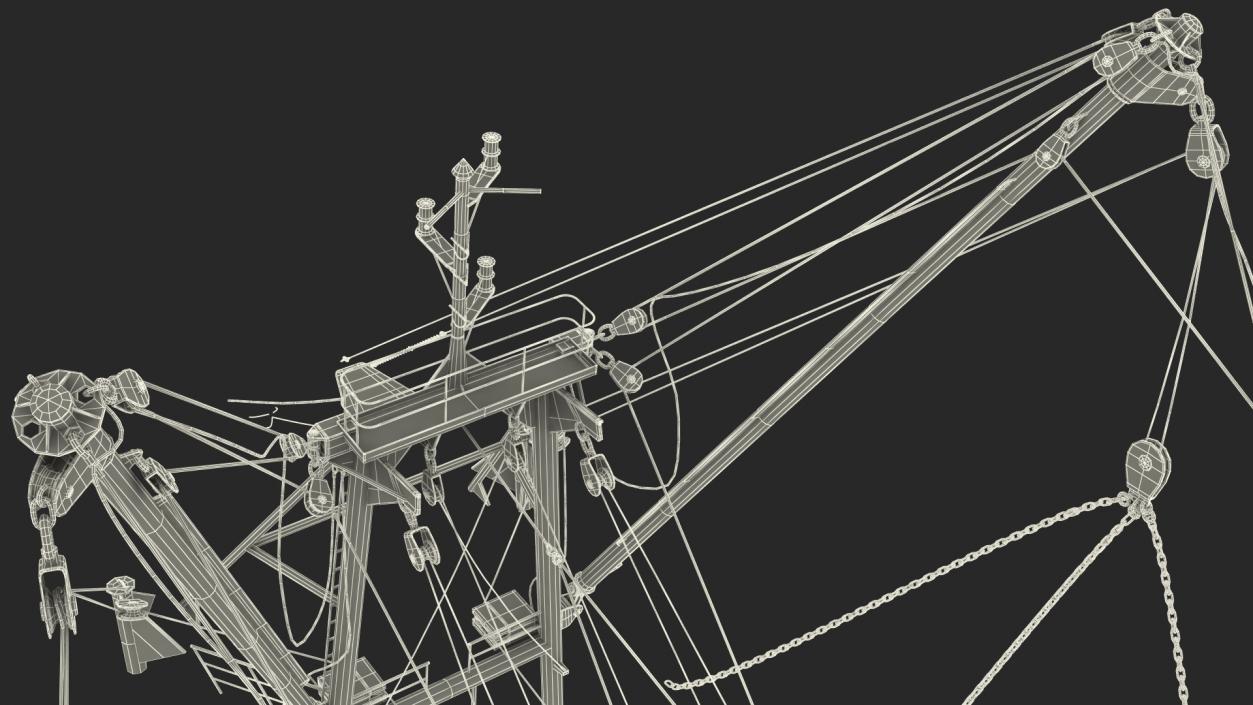 Trawler Mast 3D