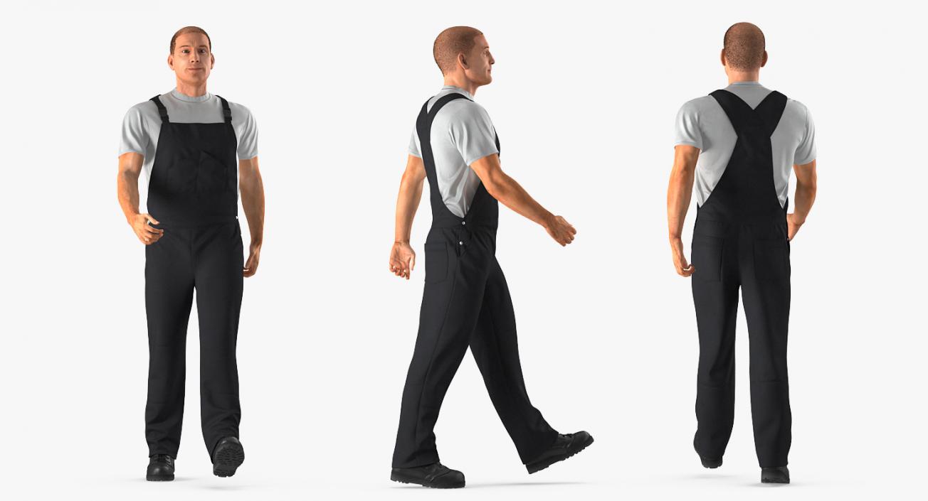 Worker Walking Pose 3D model