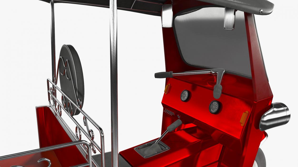 3D model Auto Rickshaw Rigged