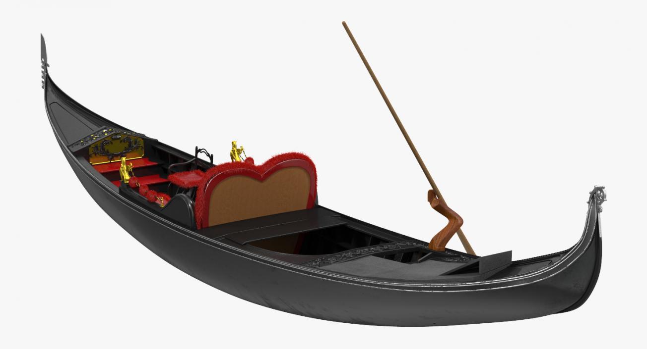3D Venice Luxury Gondola