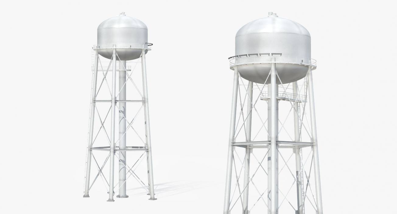 Water Storage Tower 3D model