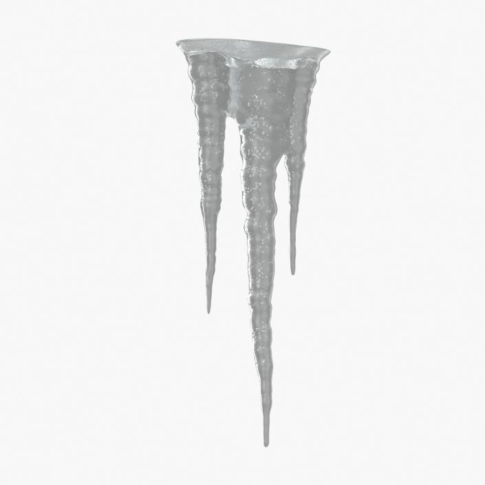 Icicles Sparkling White Ice 3D