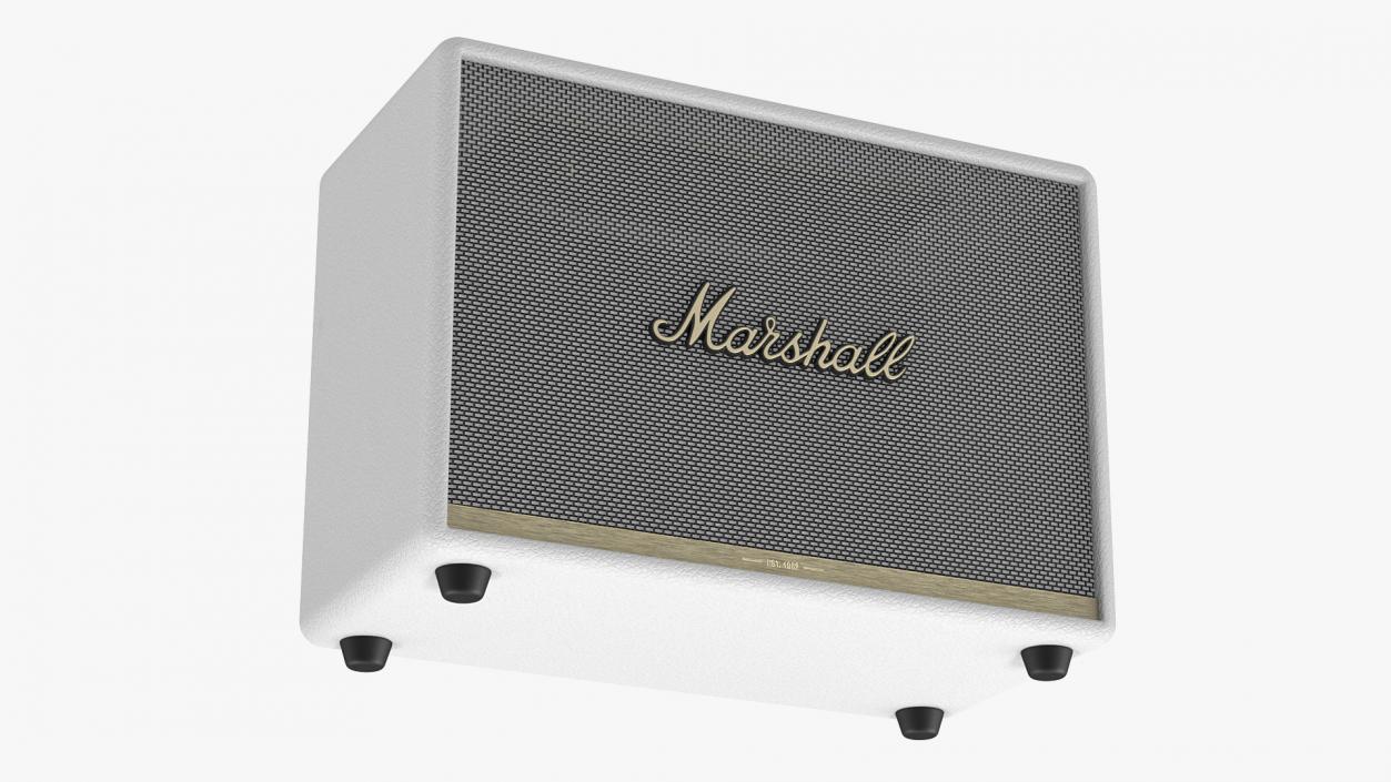 3D Marshall Woburn II Wireless Bluetooth Speaker White