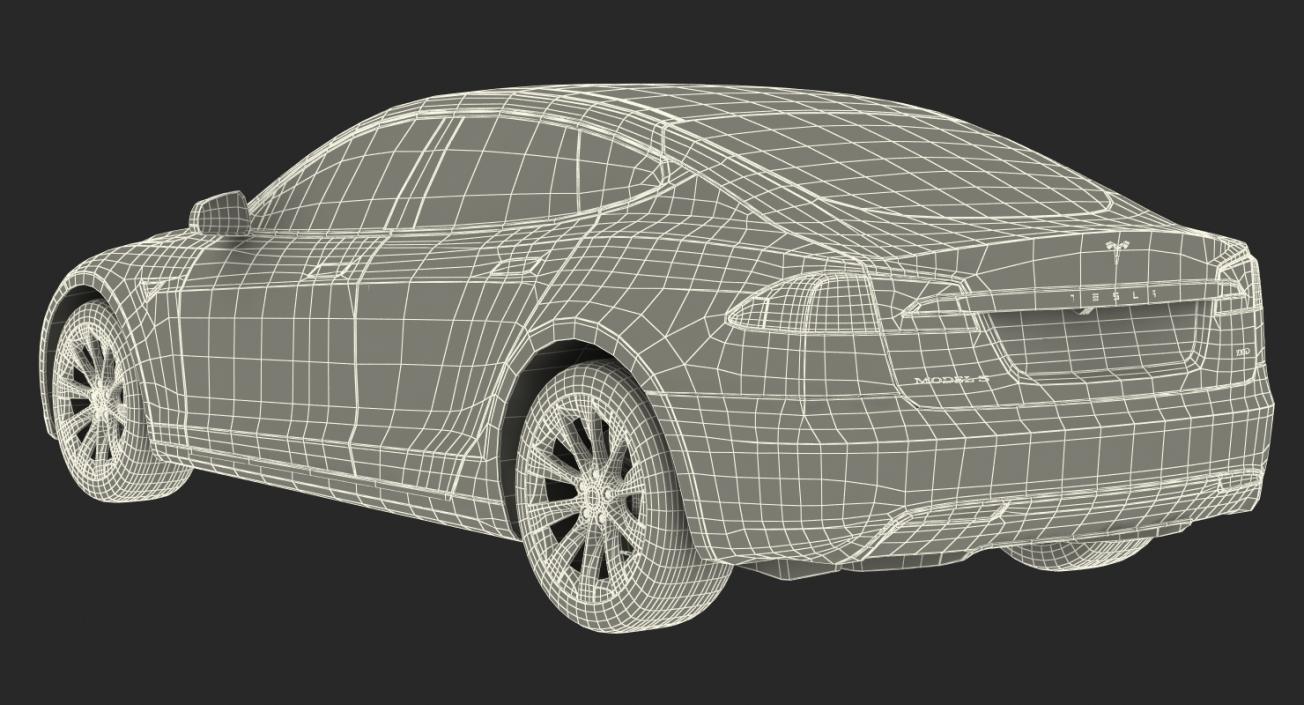 3D Tesla Model S 100D 2017 model