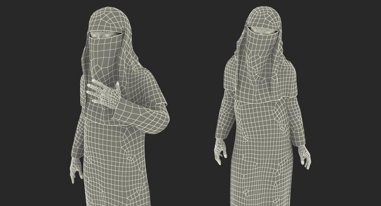 Arab People Collection Rigged 3D model