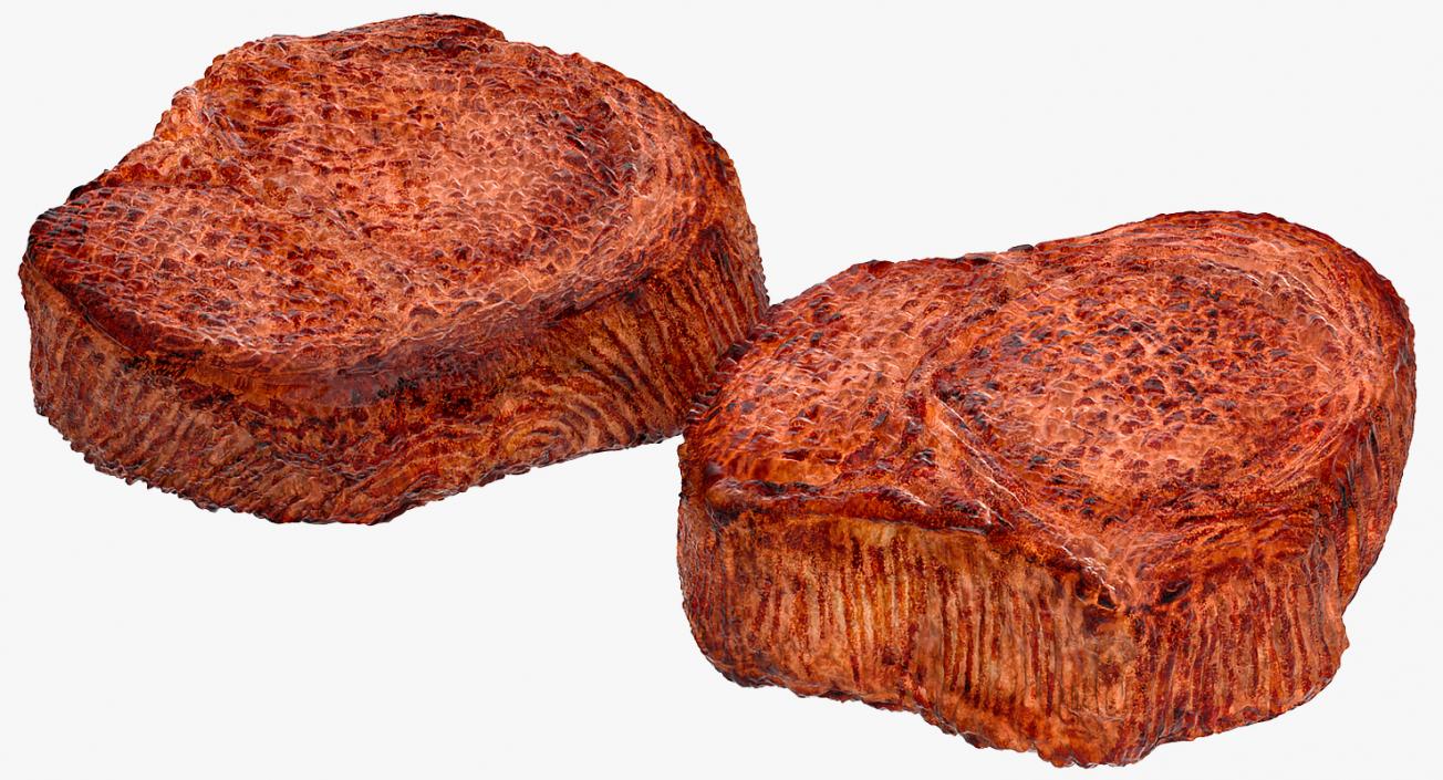 Grilled Rib Steak 3D