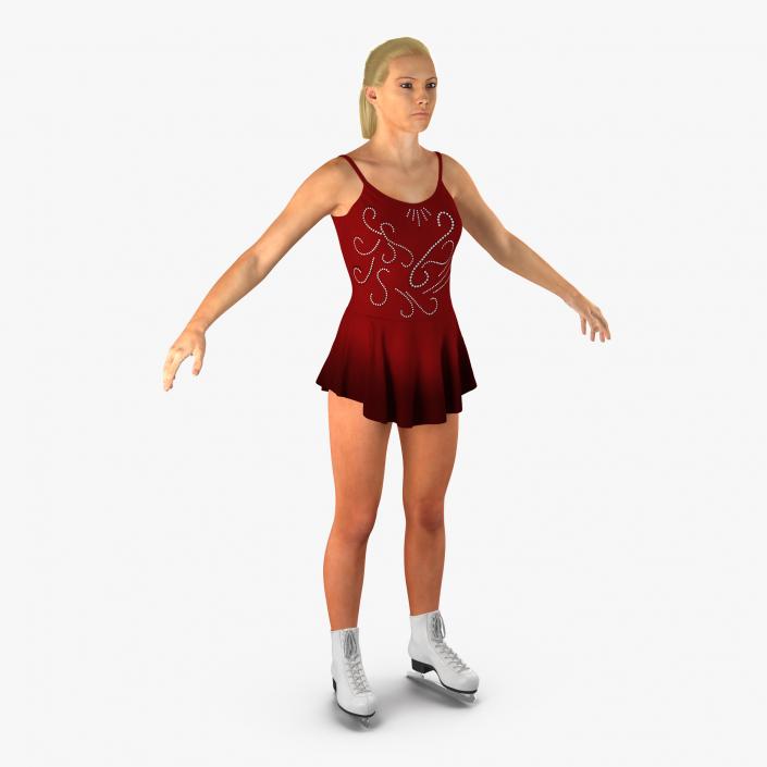 3D model Female Figure Skater