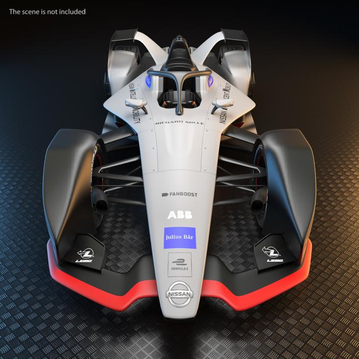 3D model Formula E Nissan Car