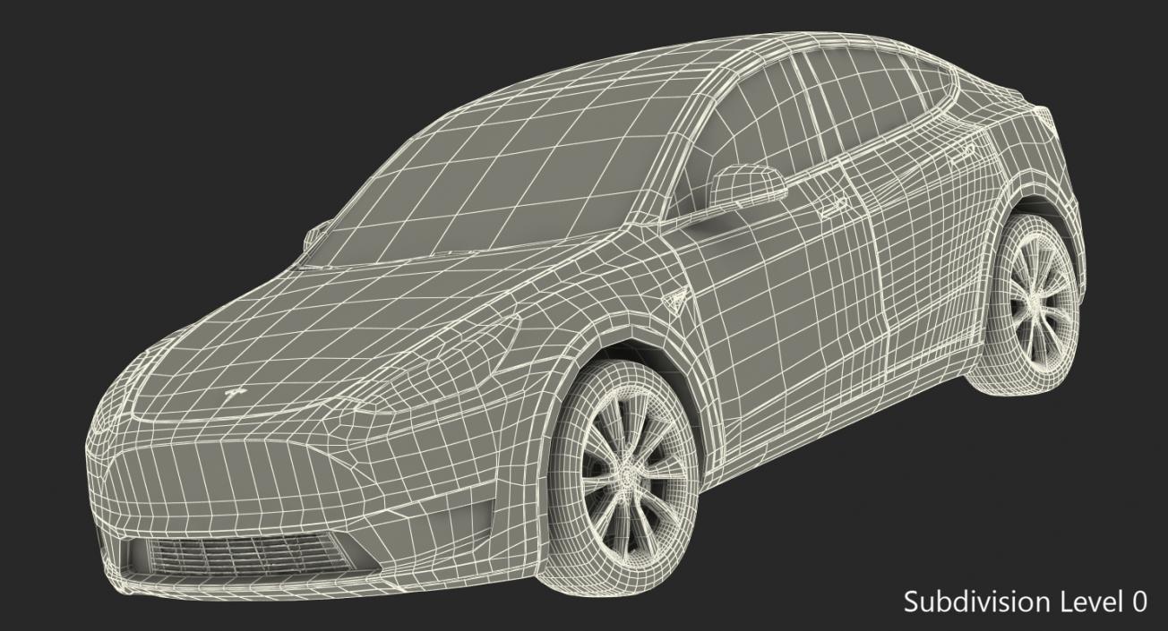 3D Tesla Model Y model