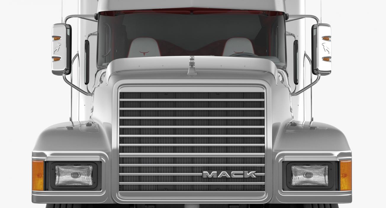 Mack CHU613 Truck Rigged 3D model