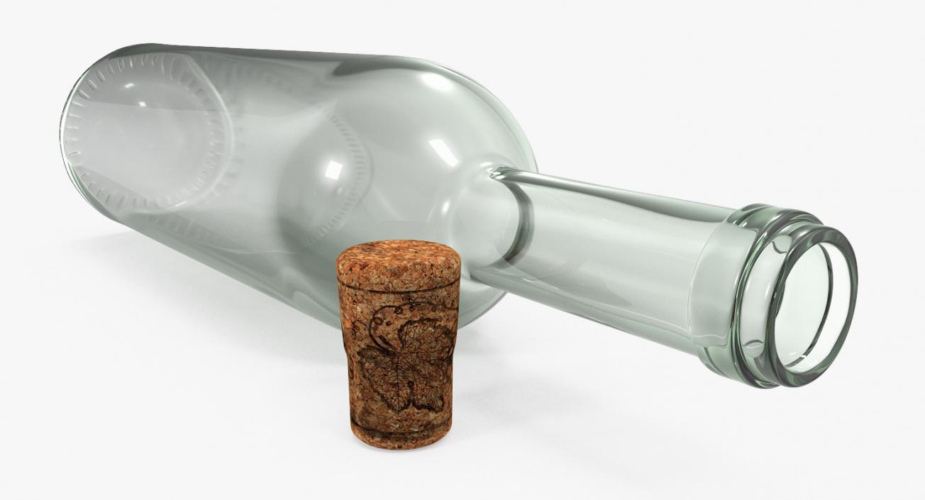 Glass Bottles Collection 3D model