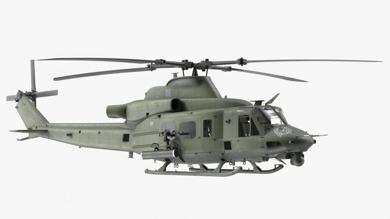 Military Medium Utility Helicopter 3D model