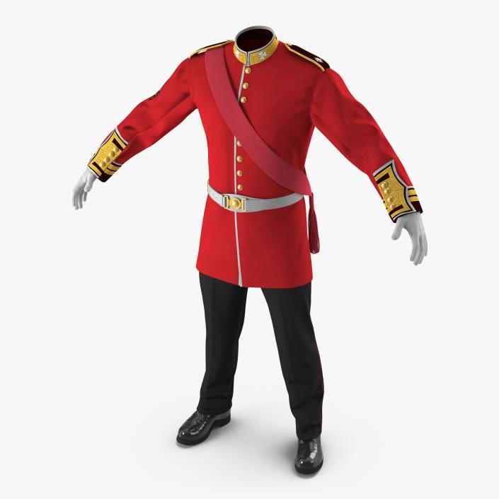 3D model Irish Guard Sergeant Uniform 2