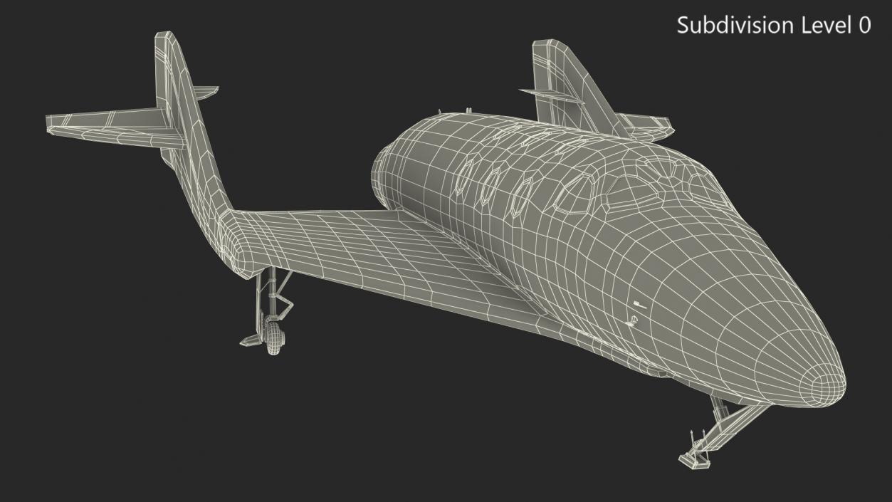 3D VSS Imagine Virgin Galactic SpaceShip III Rigged model
