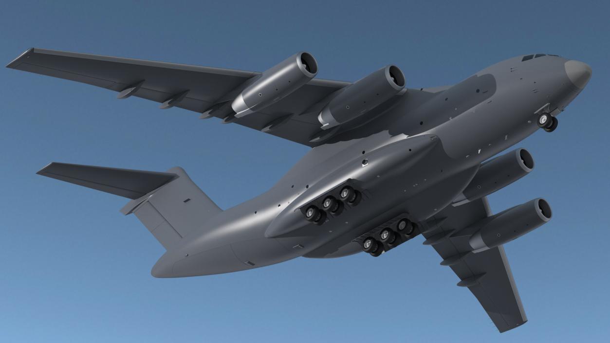 3D Large Military Transport Aircraft model