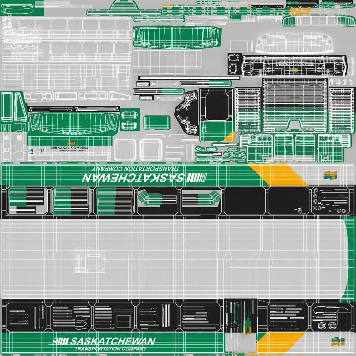 3D Intercity Bus MCI 102DL3 Rigged