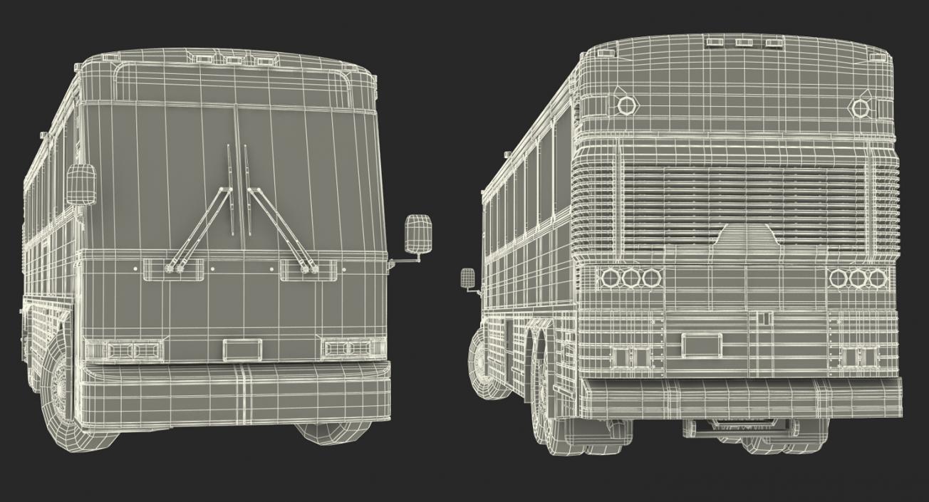 3D Intercity Bus MCI 102DL3 Rigged