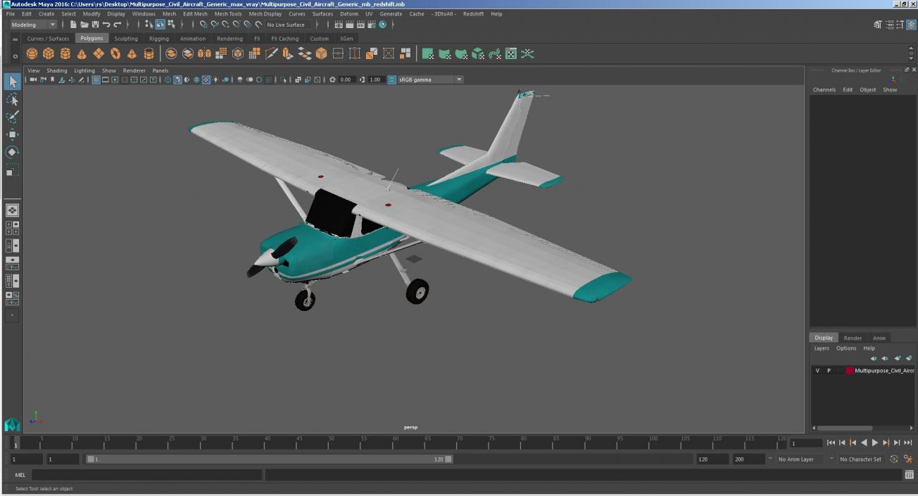 Multipurpose Civil Aircraft 3D